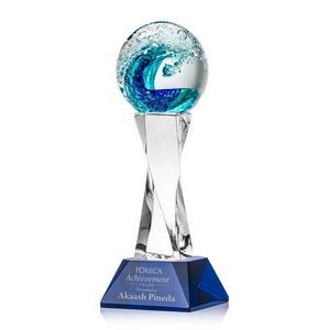Surfside Award on Langport Blue - 11½" High