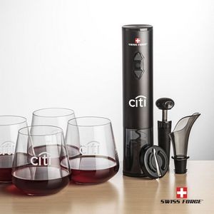 Swiss Force® Opener & 4 Breckland Stemless Wine