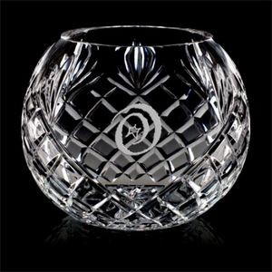 Dunwich Vase - Lead Crystal 8" Diam