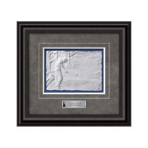 Cast Paper Art - Male Golfer 21¾"x20"
