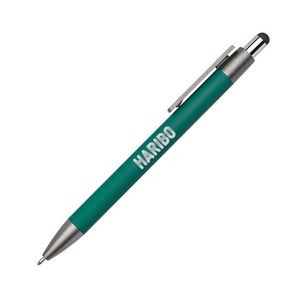 Hughes Aluminum Pen w/Wood Clip - Green