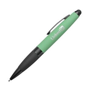 Munro Twist Aluminium Pen with Stylus - Sage Green
