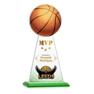 VividPrint™ Award - Edenwood Basketball/Green 11"