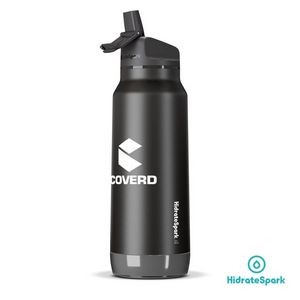 Hidrate Spark® Pro Straw Steel Water Bottle - 32oz Black