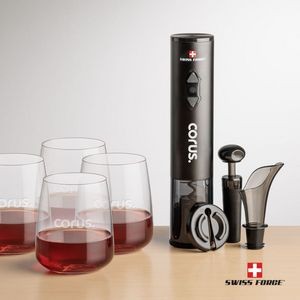 Swiss Force® Opener & 4 Dunhill Stemless Wine