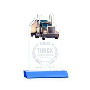 VividPrint™/Etch Award - Longhaul/Sky Blue 7"