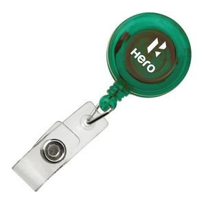 Retractable Badge Holder - Green