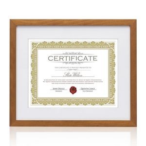 Carter Certificate Frame - Walnut 8