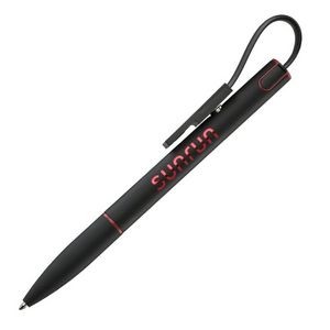Stowaway Metal Pen/Data Cable - Red