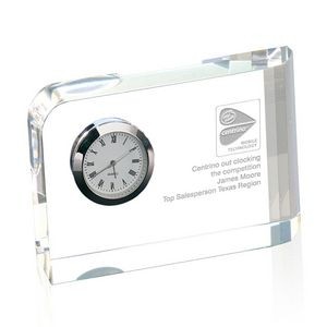 Opal Clock - Optical 3½"x2½"