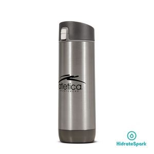 HidrateSpark®STEEL Smart Water Bottle - 17oz Brushed Steel