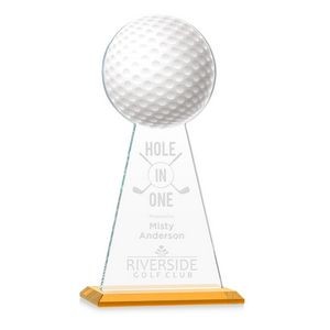 VividPrint/Etch Award - Edenwood Golf/Amber 11"