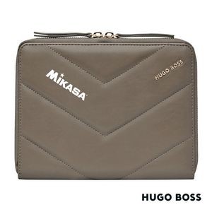 Hugo Boss® Triga A5 Conference Folder - Taupe