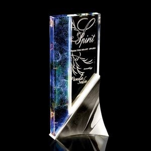 Baja Award - Artglass/Bright Nickel 10"