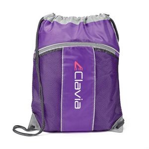 The Leader Drawstring Bag - Purple