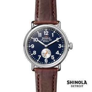 Shinola® Runwell Watch - 41mm Midnight Blue/Cattail