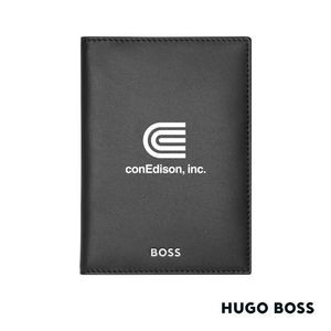 Hugo Boss Classic Smooth Passport Holder - Black