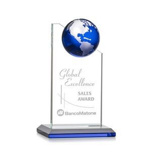 Arden Globe Award - Blue/Silver 6"