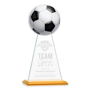 VividPrint/Etch Award - Edenwood Soccer/Amber 11"