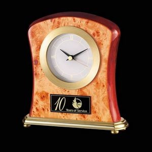 Doulton Clock - Burlwood 7"