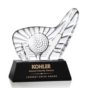Dougherty Golf Award (L) - Black Base 7¼" W