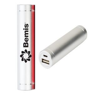 The Cylinder Power Bank - Silver