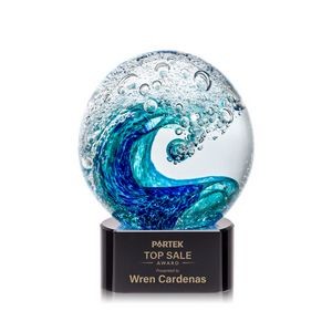 Surfside Award on Paragon Black - 4" Diam