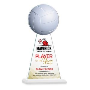 VividPrint™ Award - Edenwood Volleyball/White 11"