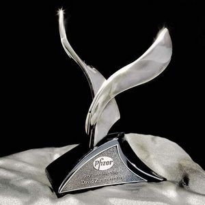 Intrepid Award - Silver/Black 11¾"