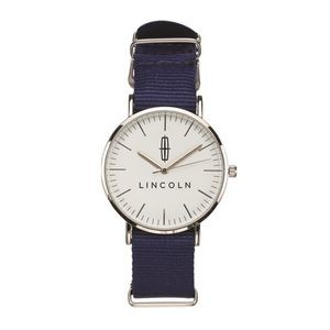 The Hardy Unisex Watch - Navy Band/White Dial
