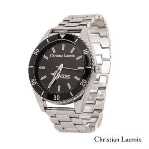 Christian Lacroix® Ipsum Watch - Silver Black