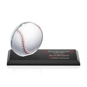 VividPrint™ Award - Northam Baseball/Black 3"x7"