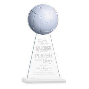 VividPrint/Etch Award - Edenwood Volleyball/White 11"
