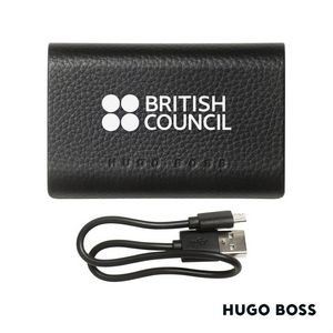 Hugo Boss® Storyline Card Holder & Power Bank - Black