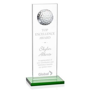 Sarnia Golf Award - Starfire/Green 9"