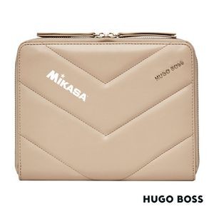 Hugo Boss® Triga A5 Conference Folder - Nude