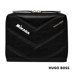 Hugo Boss® Triga A5 Conference Folder - Black