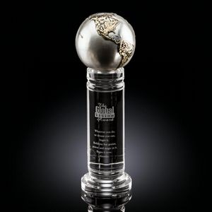 Continental Globe - Cast Metal/Optical 12¼"