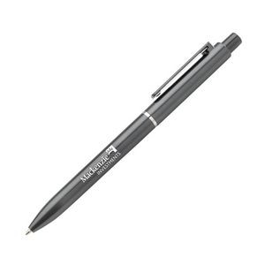 Amera Wide Clip Clicker Pen - Black