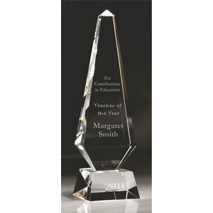 Equinox Optic Crystal Award (3¾"x13")