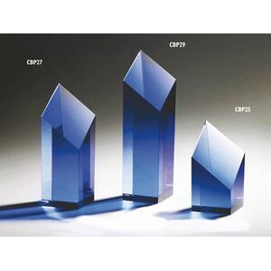 Blue Paragon Optic Crystal Award (2-3/8"x7")