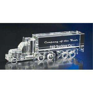 Big Bad Truck Optic Crystal Award (10"x3")