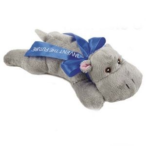 8" Hippo Beanie Stuffed Animal