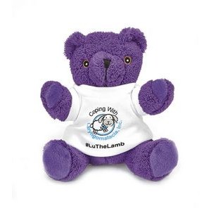 7" Extra Soft Purple Bear Stuffed Animal