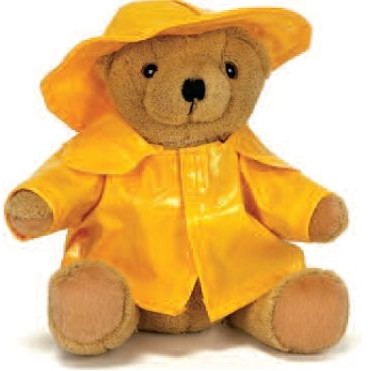 10" Raincoat Bear Stuffed Animal
