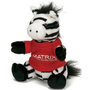 7" Extra Soft Zebra Stuffed Animal
