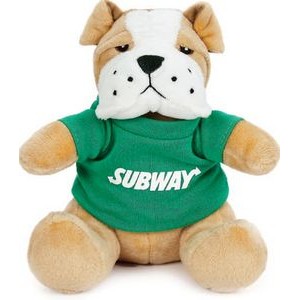 7" Extra Soft Bulldog Stuffed Animal