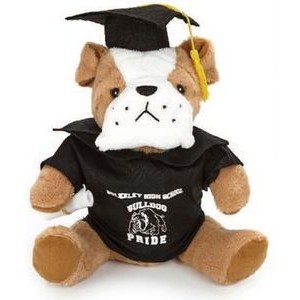 10" Extra Soft Graduation Bulldog