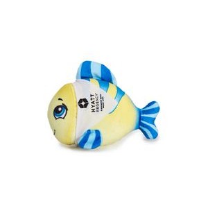 7" Yellow Fish Stuffed Animal