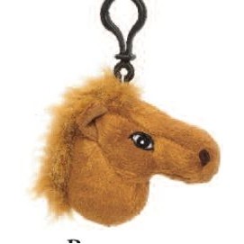 Bronco Horse School Mascot Backpack Clip